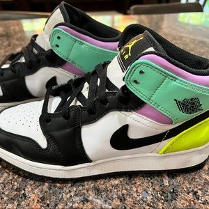 AIR JORDAN 1 MID GS 'PASTEL' 7Y